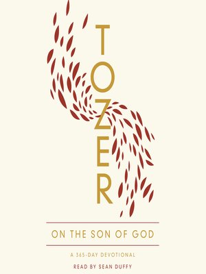 cover image of Tozer on the Son of God
